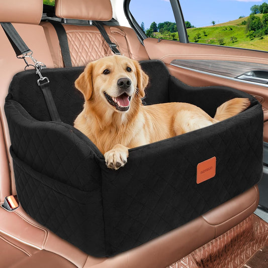 Dog Car Seat for Medium/Large Dogs, Memory Foam Pet Booster