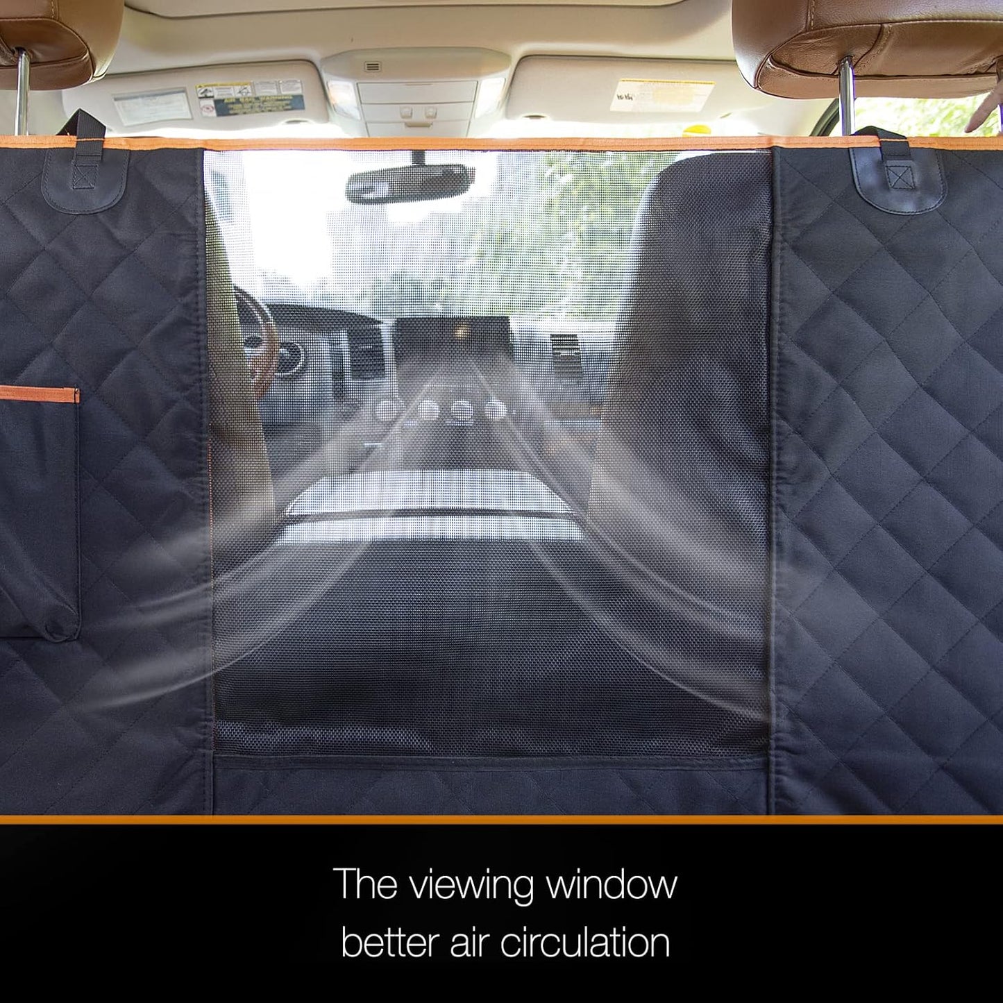 Truck Seat Cover for Dogs Waterproof 900D Soft Back Seat