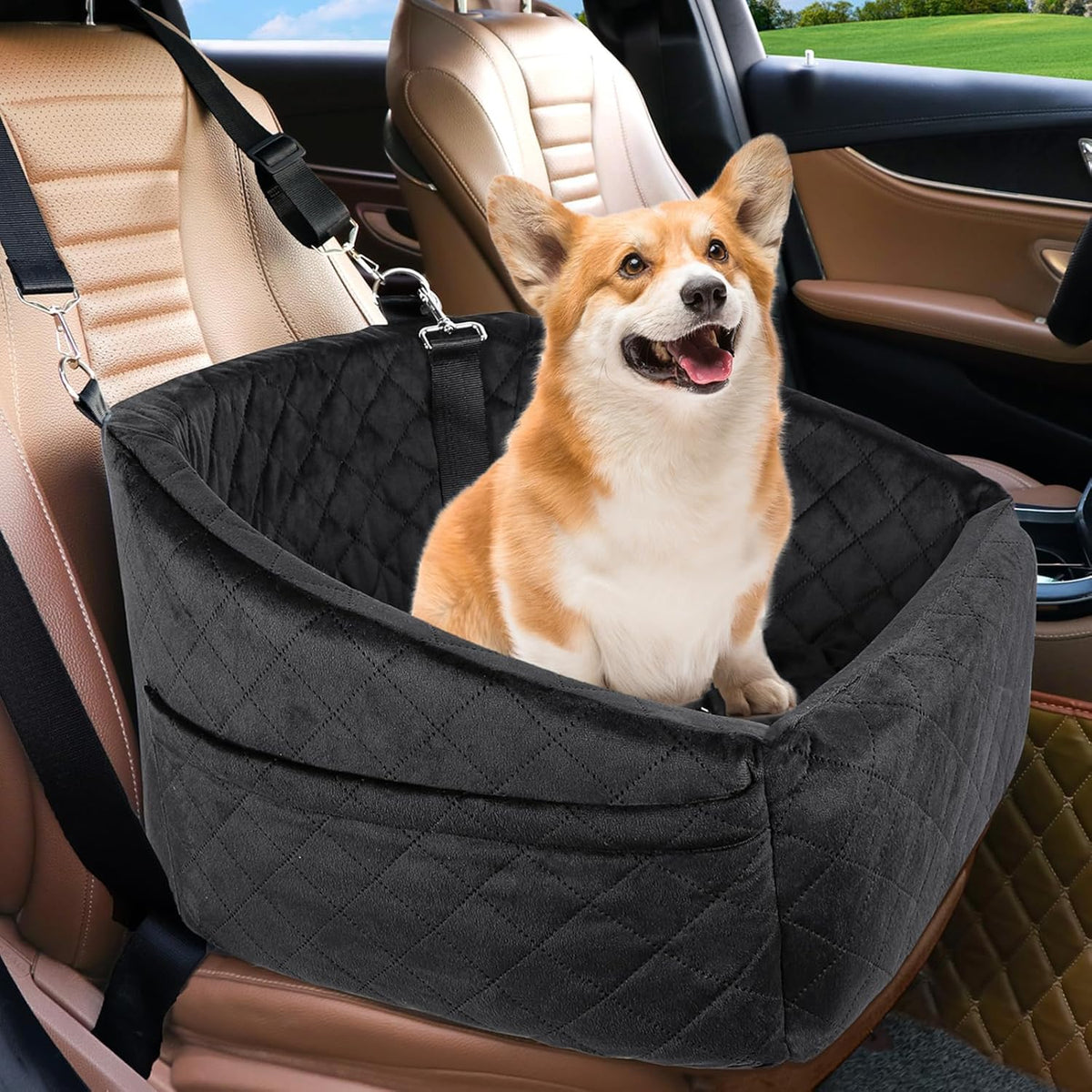 Dog Car Seat for Small Medium Dogs,Detachable Washable Dog