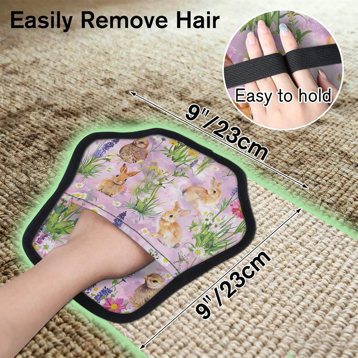 Pet Hair Removal Glove for Dogs Cats Reusable Washable Set