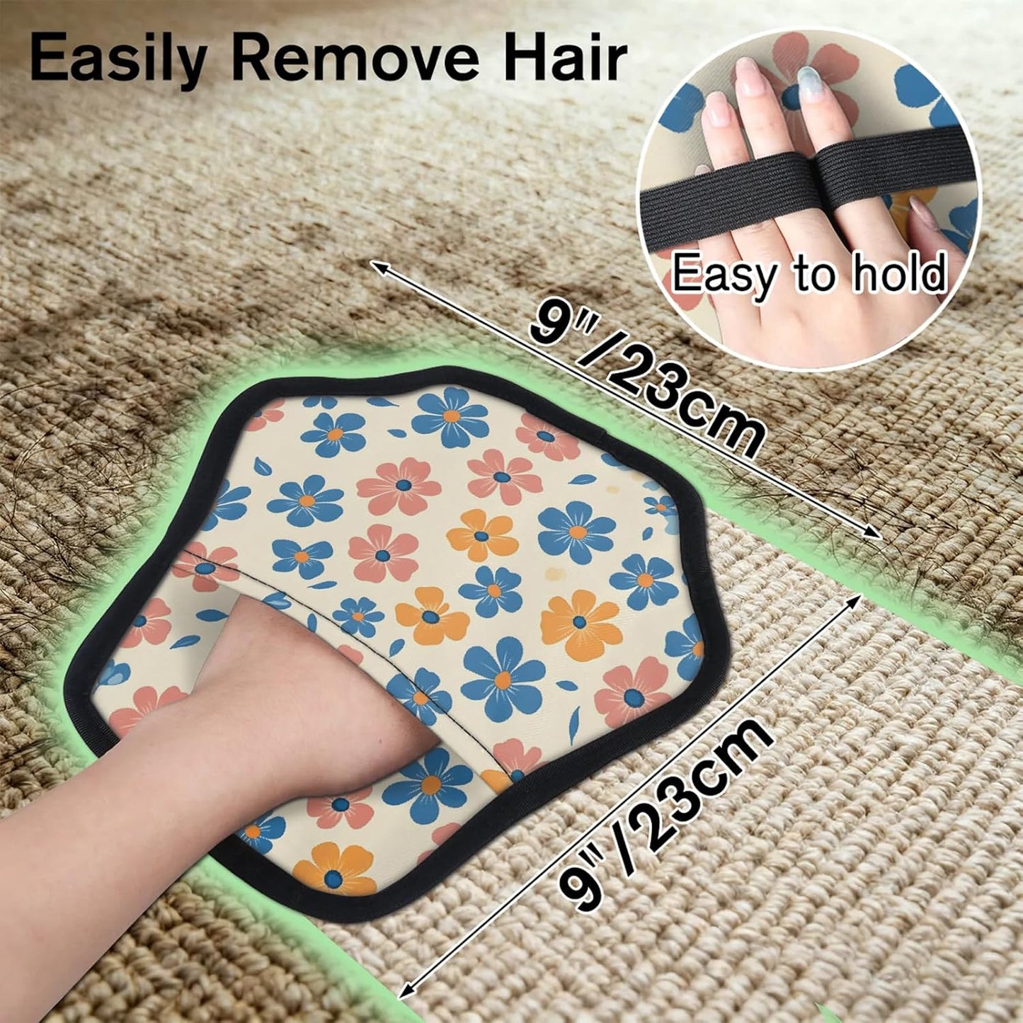Pet Hair Removal Glove for Dogs Cats Reusable Washable Set