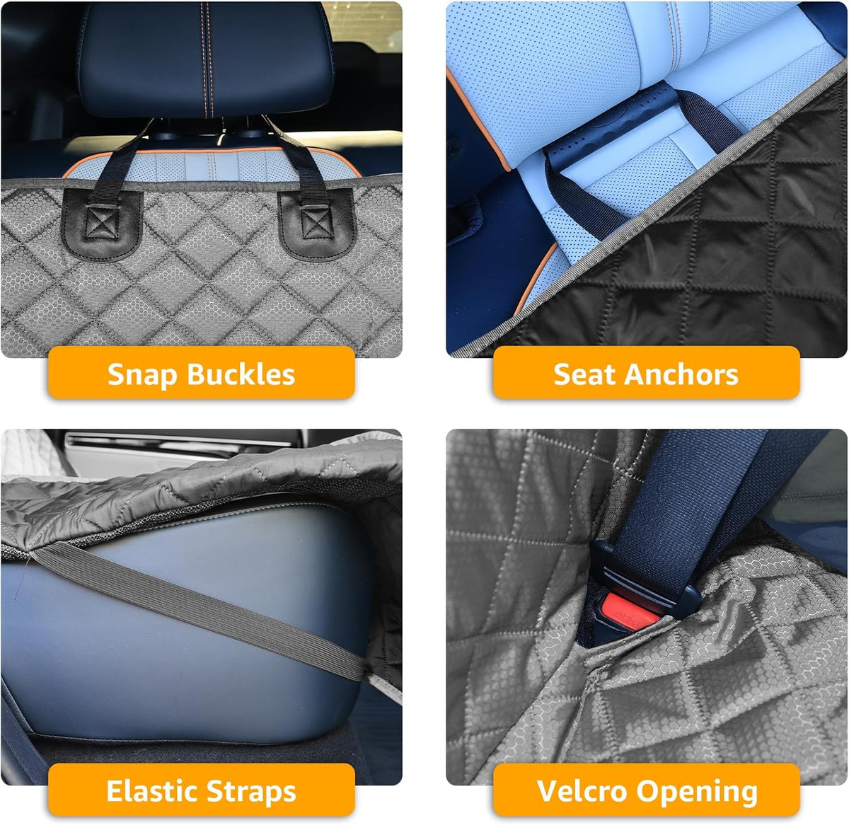 Waterproof Scratchproof Pet Bench Seat Covers for Cars