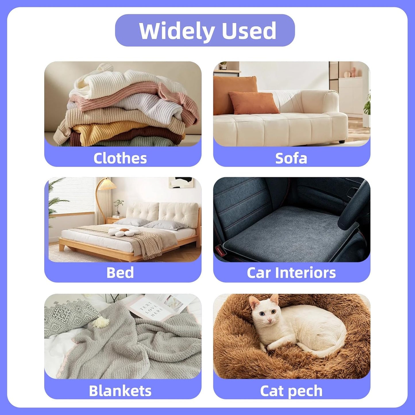 Pet Hair Removal Glove , Upgraded Thickened Electrostatic
