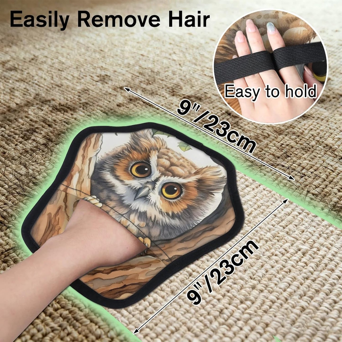 Pet Hair Removal Glove for Dogs Cats Reusable Washable Set