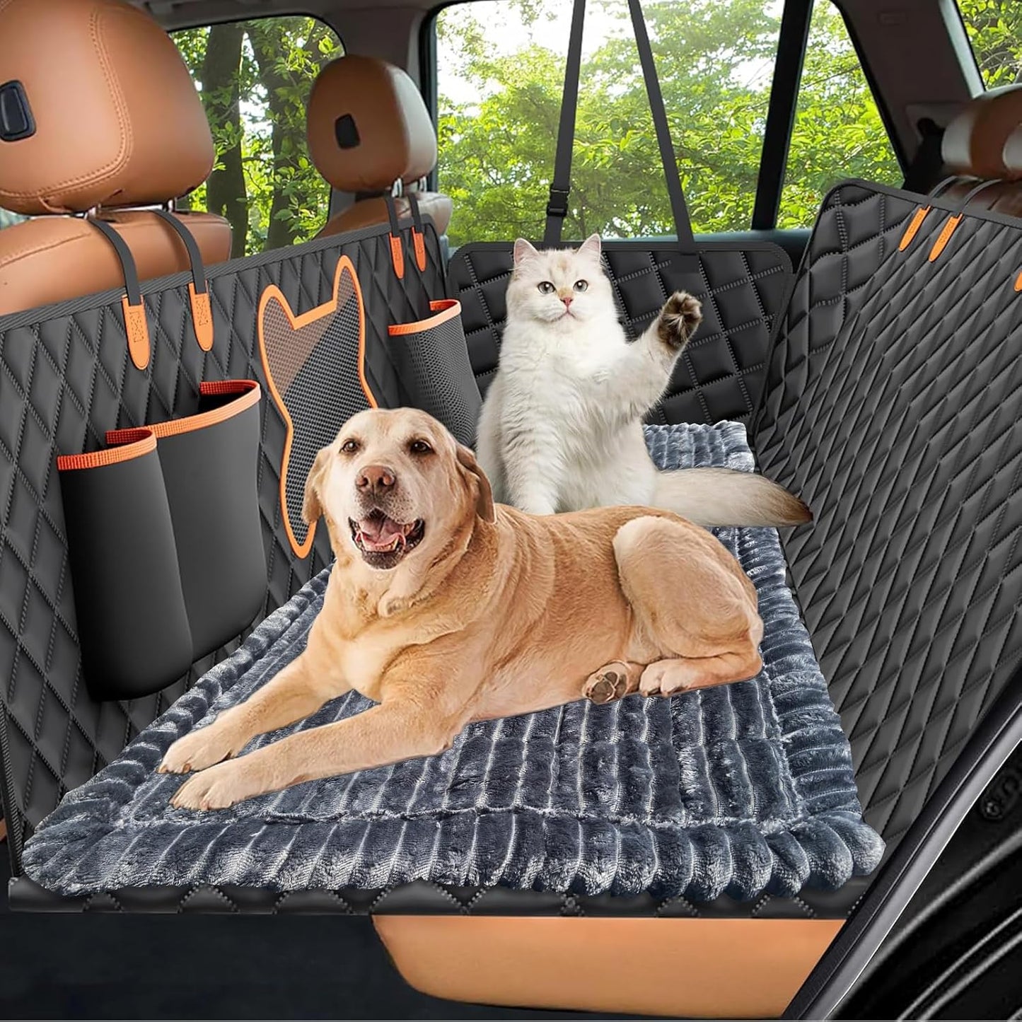 Dog Bed Mat for Car Backseat Extender, Non-Slip Pet Bed Mat