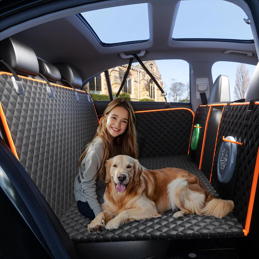 Back Seat Extender for Dogs - Large Space, Waterproof Dog