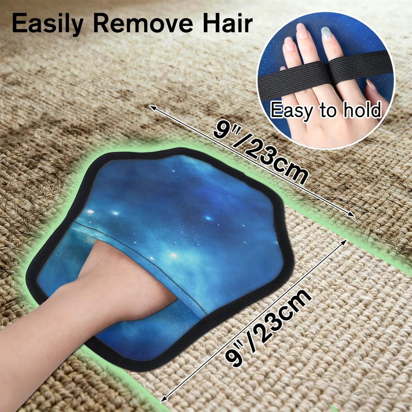 Pet Hair Removal Glove for Dogs Cats Reusable Washable Set