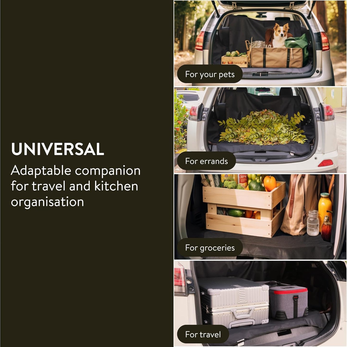 Universal SUV Cargo Liner for Dogs - Water Resistant Dog