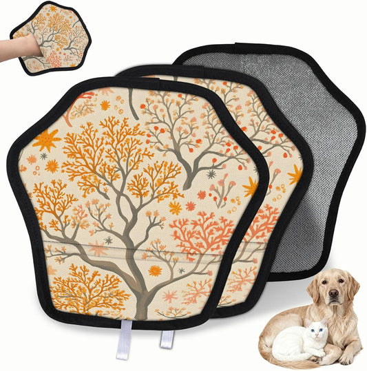 Pet Hair Removal Glove for Dogs Cats Reusable Washable Set