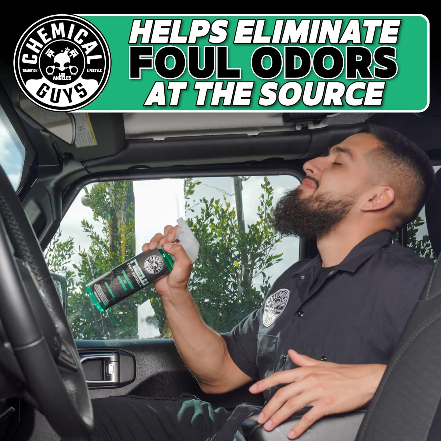 New Car Smell Air Freshener and Premium Odor Eliminator