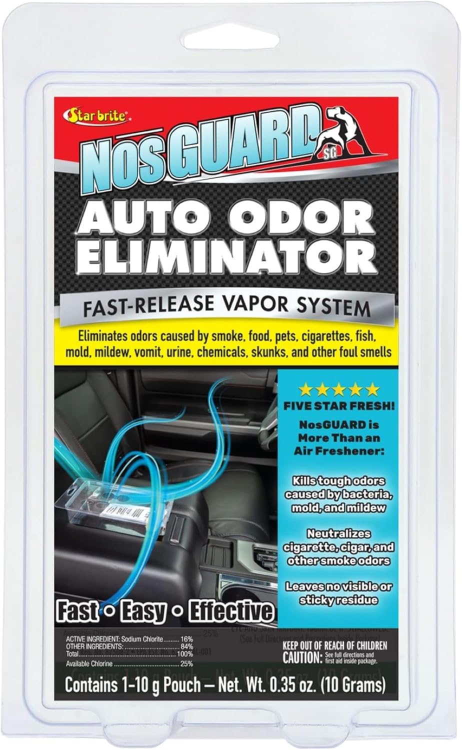 Auto Odor Eliminator, Fast Release Vapor System Eliminates
