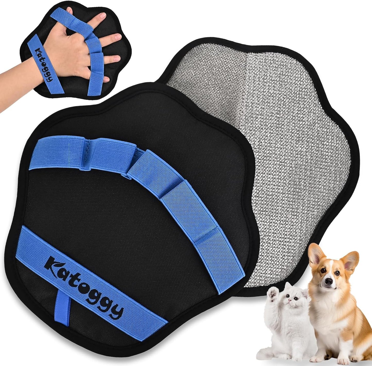 Pet Hair Removal Glove for Dog and Cat, Upgraded 5-Finger