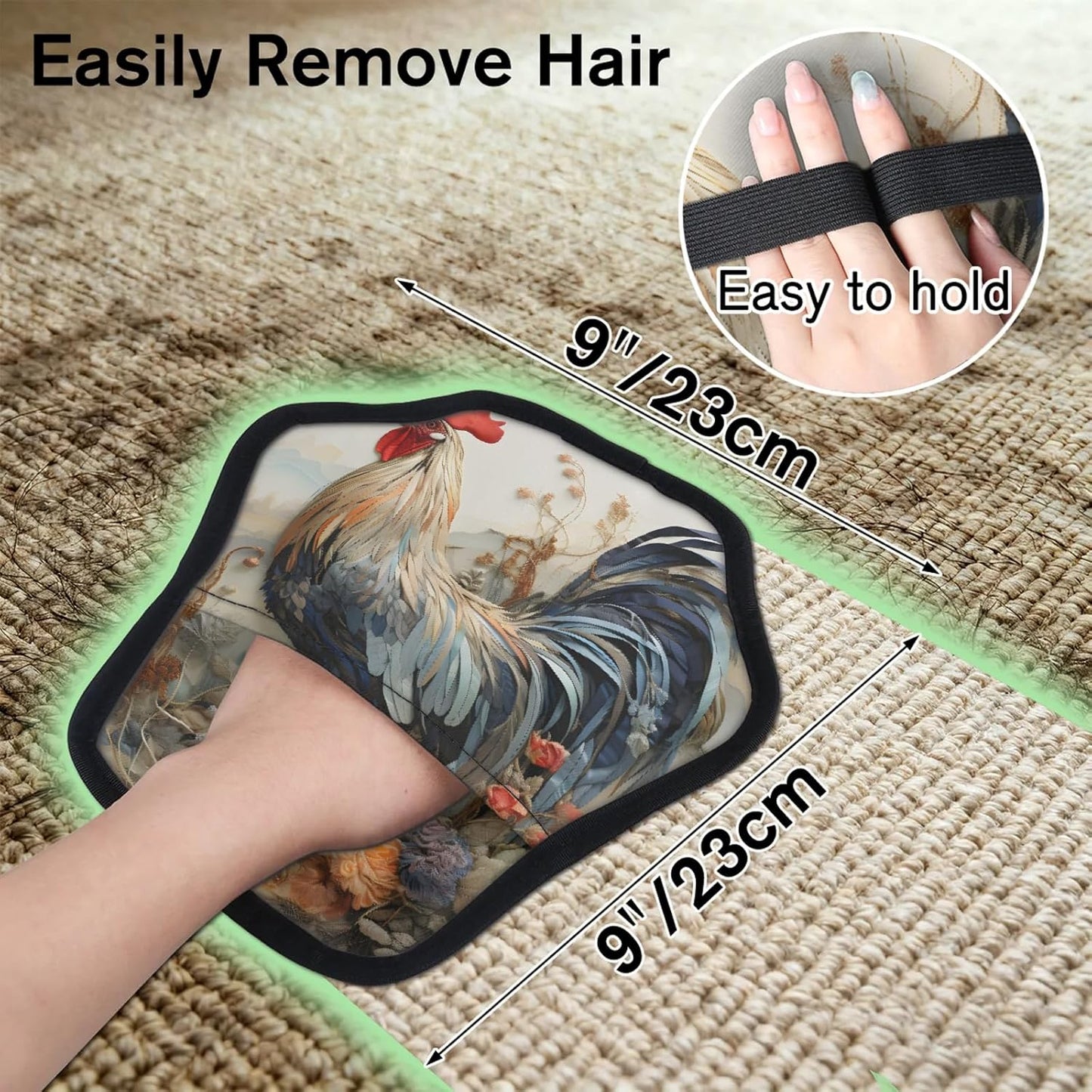 Pet Hair Removal Glove for Dogs Cats Reusable Washable Set