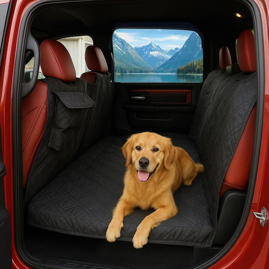 Deluxe Full-Size Truck Crew Cab Dog Seat Cover –