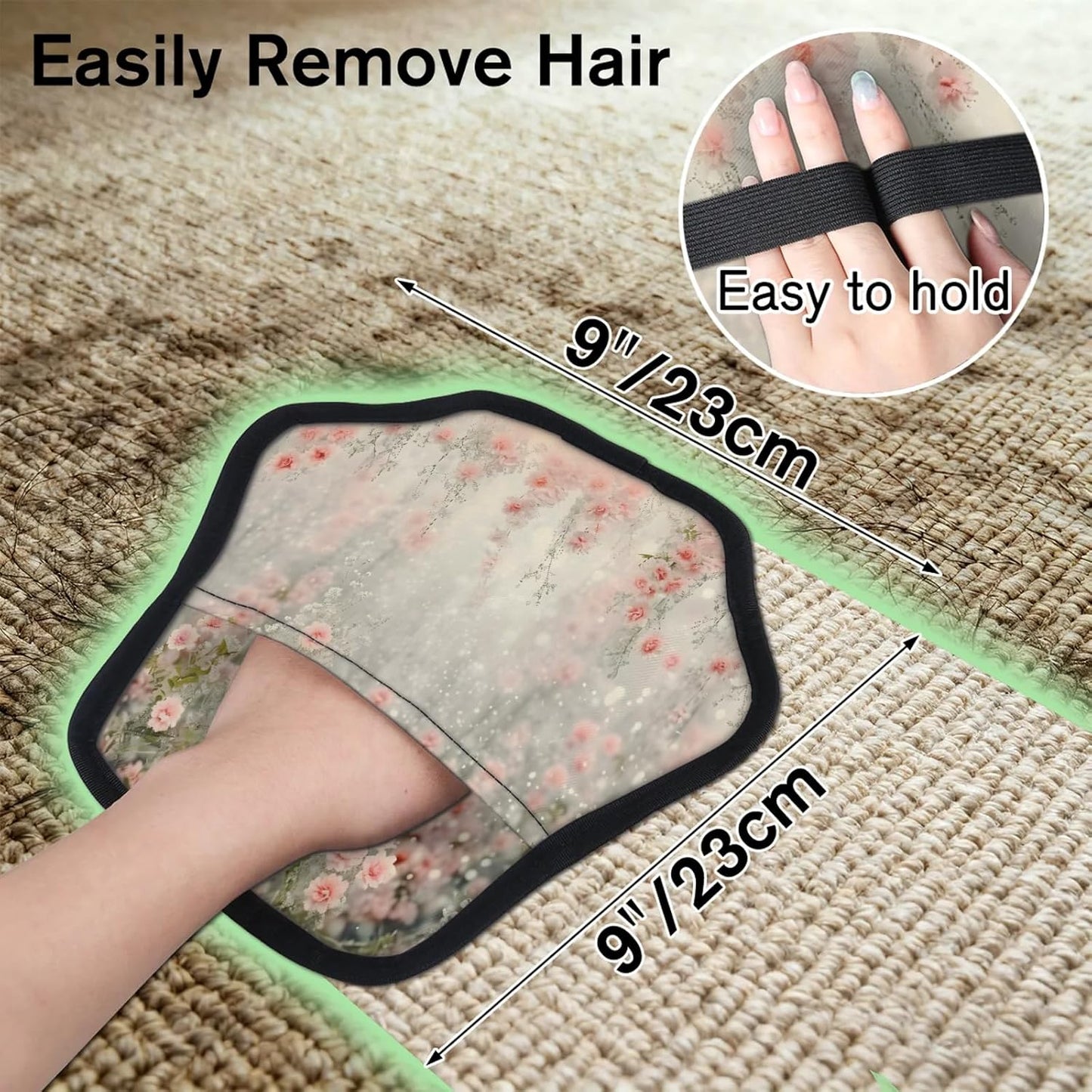 Pet Hair Removal Glove for Dogs Cats Reusable Washable Set