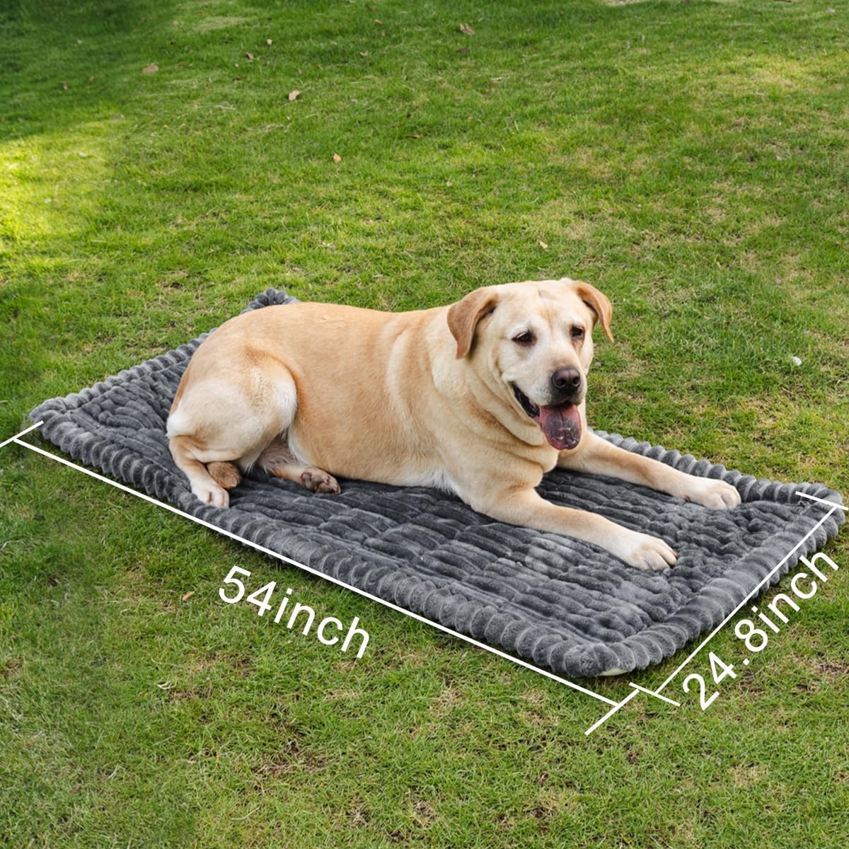 Non-Slip Dog Bed Mat for Car, Fuzzy Backseat Pet Mat