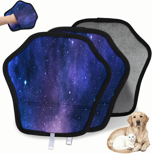 Pet Hair Removal Glove for Dogs Cats Reusable Washable Set