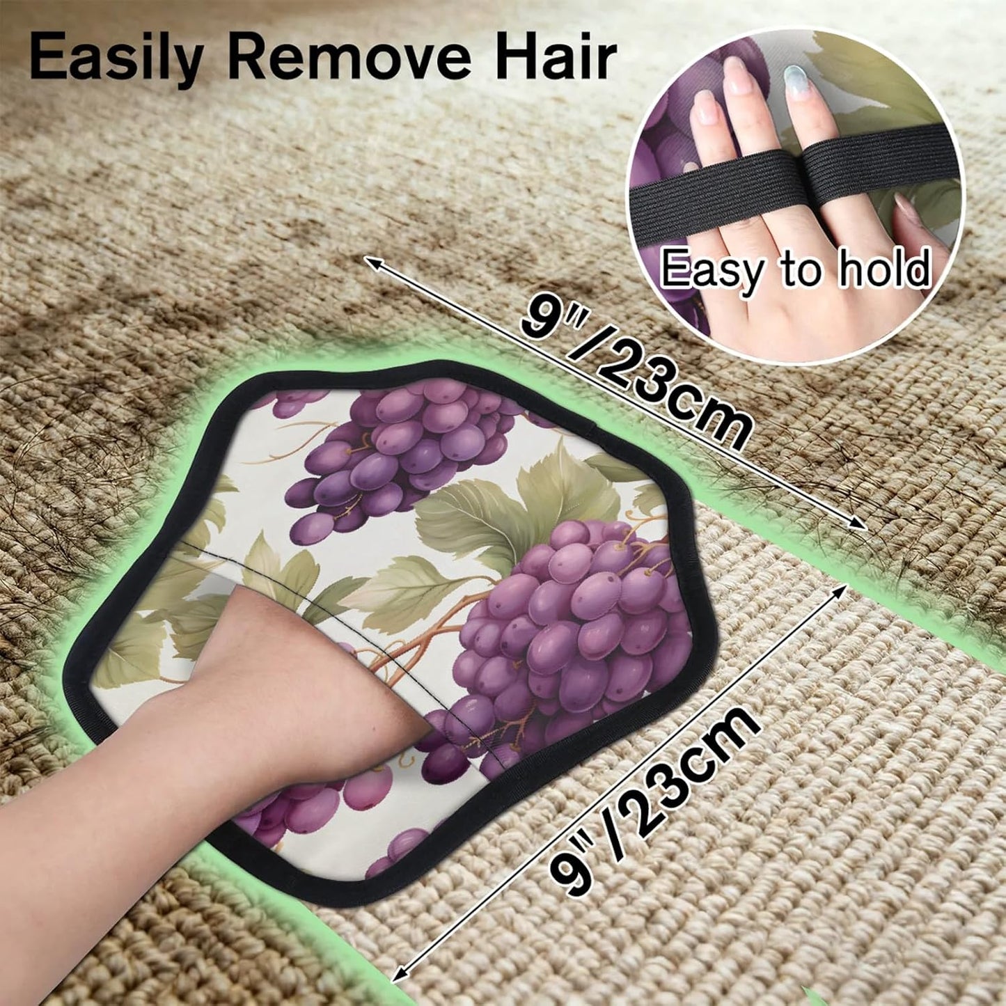 Pet Hair Removal Glove for Dogs Cats Reusable Washable Set