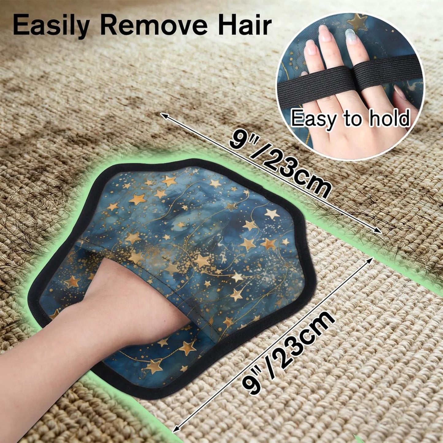 Pet Hair Removal Glove for Dogs Cats Reusable Washable Set
