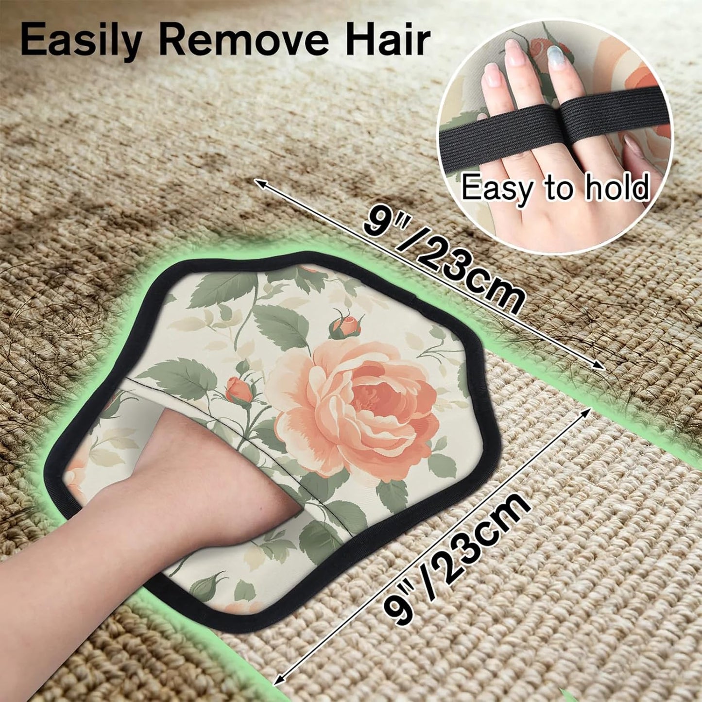 Pet Hair Removal Glove for Dogs Cats Reusable Washable Set