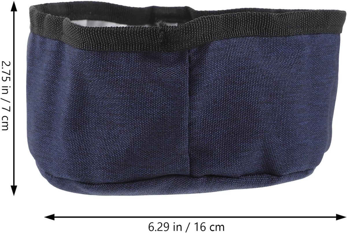 Portable Dog Travel Bowl Oxford Fabric Pet Water and Food