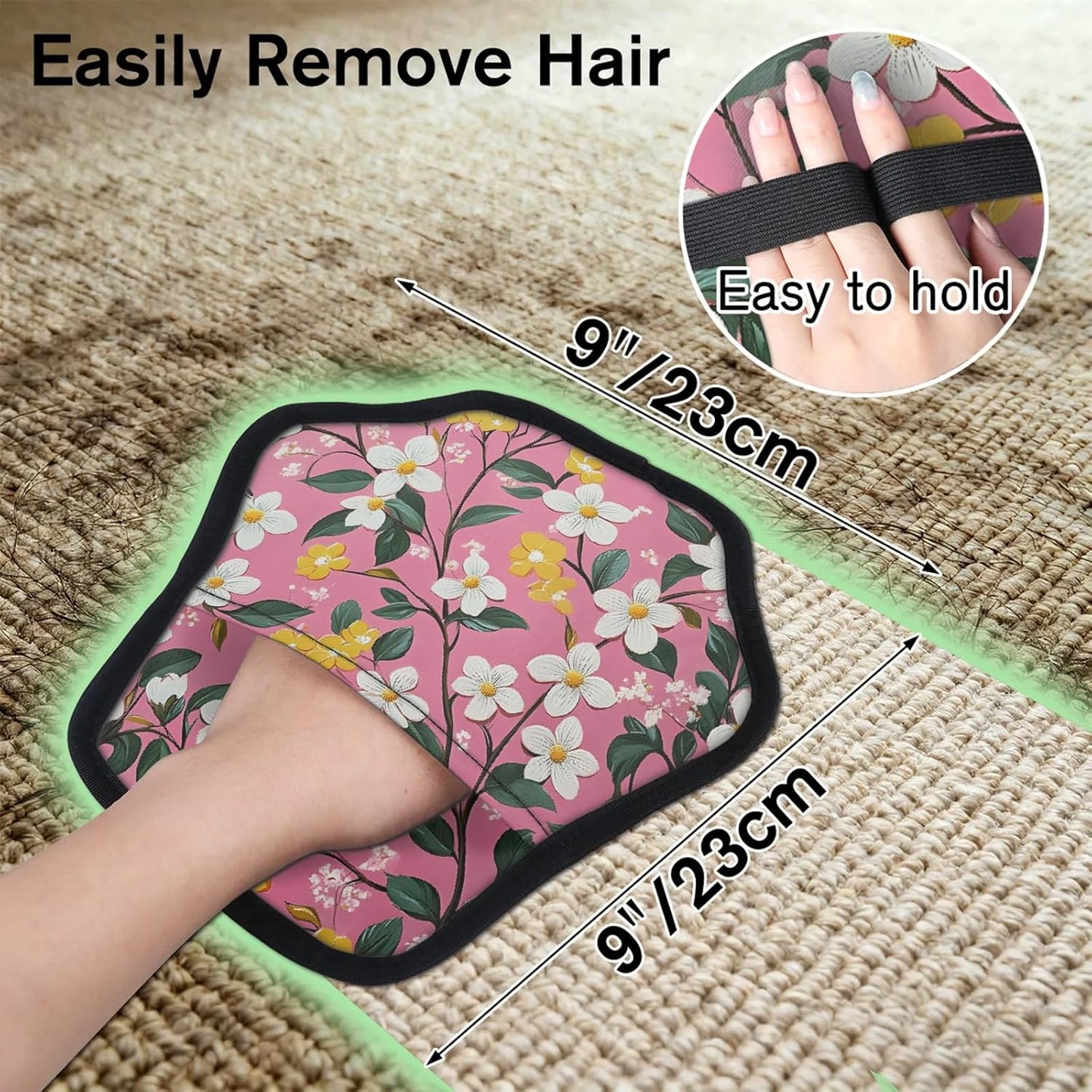 Pet Hair Removal Glove for Dogs Cats Reusable Washable Set
