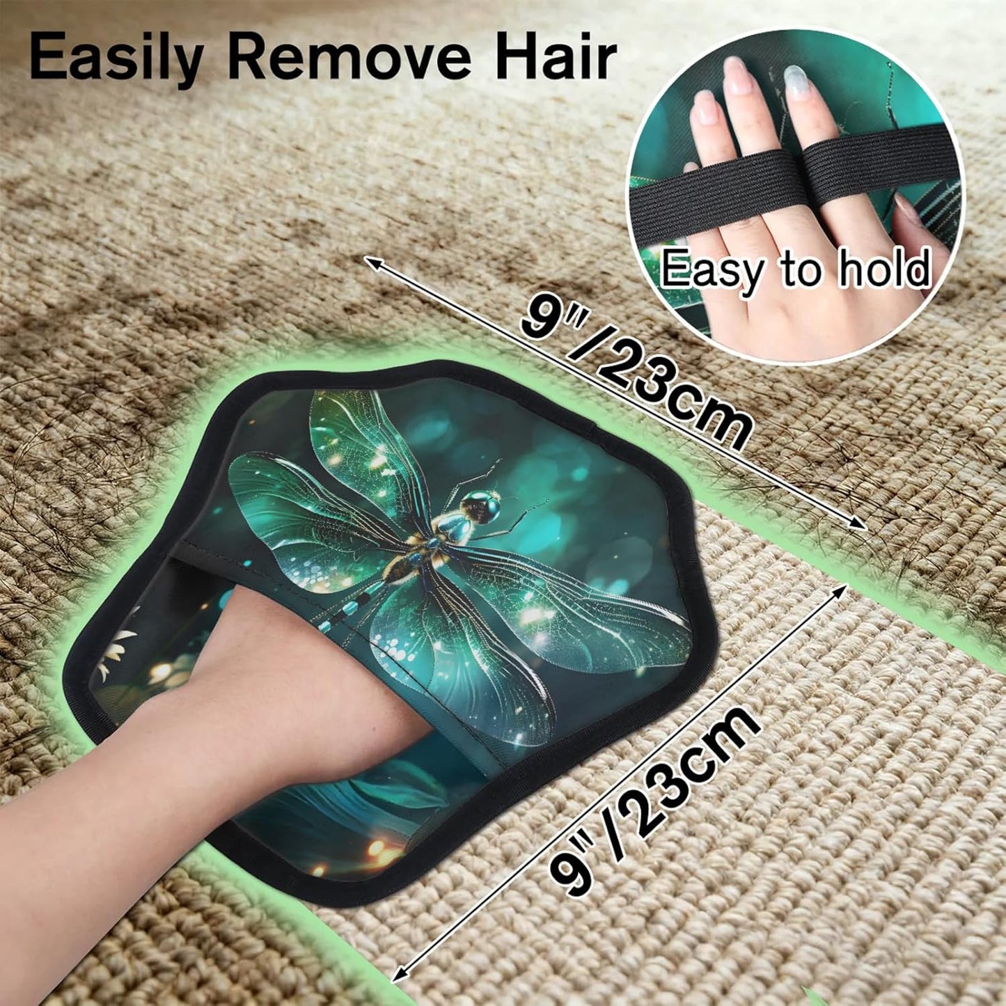 Pet Hair Removal Glove for Dogs Cats Reusable Washable Set