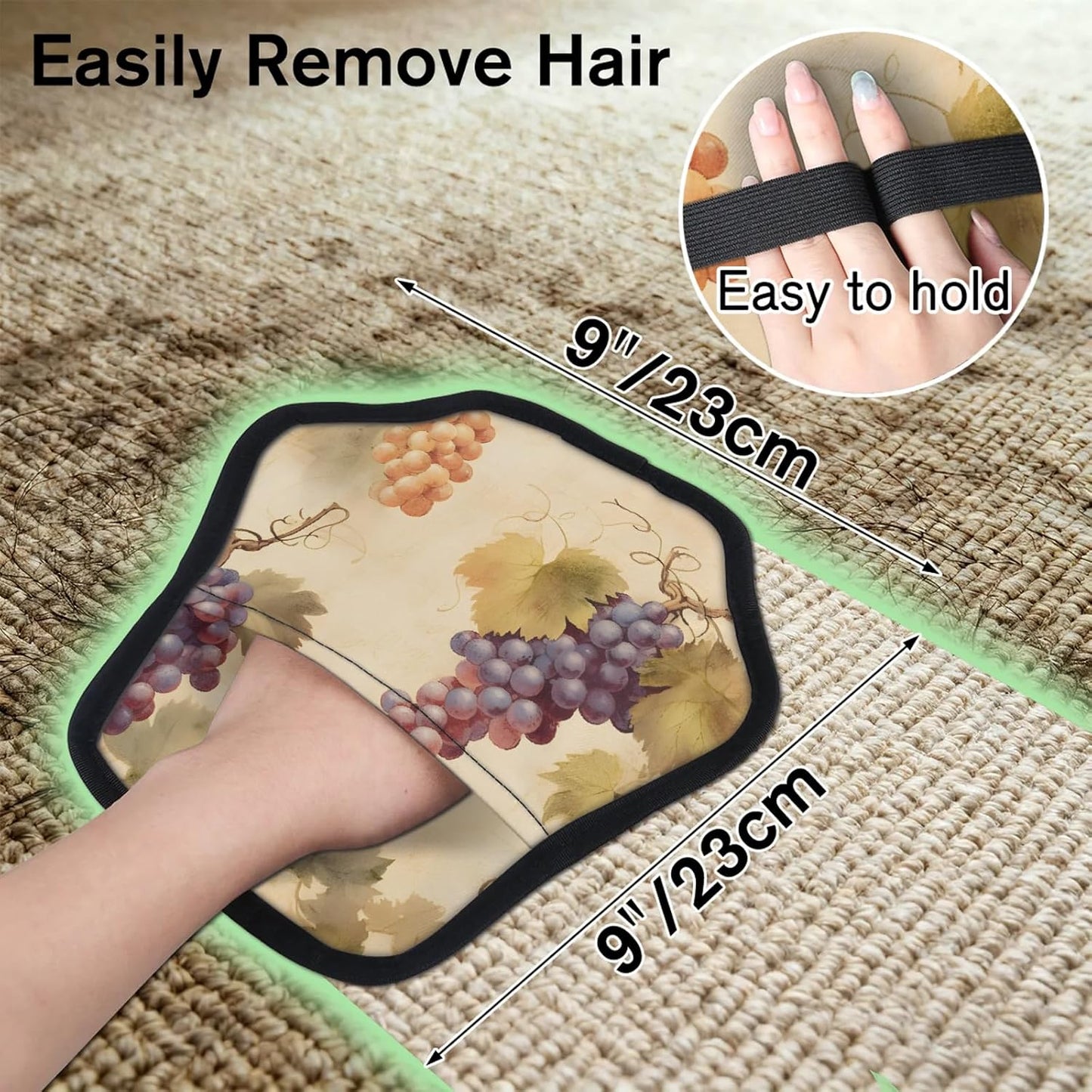 Pet Hair Removal Glove for Dogs Cats Reusable Washable Set