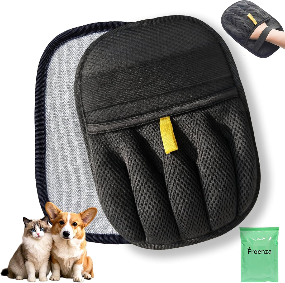 Pet Hair Removal Glove - Upgraded 10mm Thickened