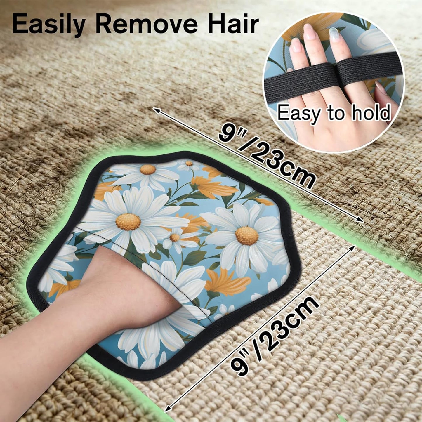 Pet Hair Removal Glove for Dogs Cats Reusable Washable Set