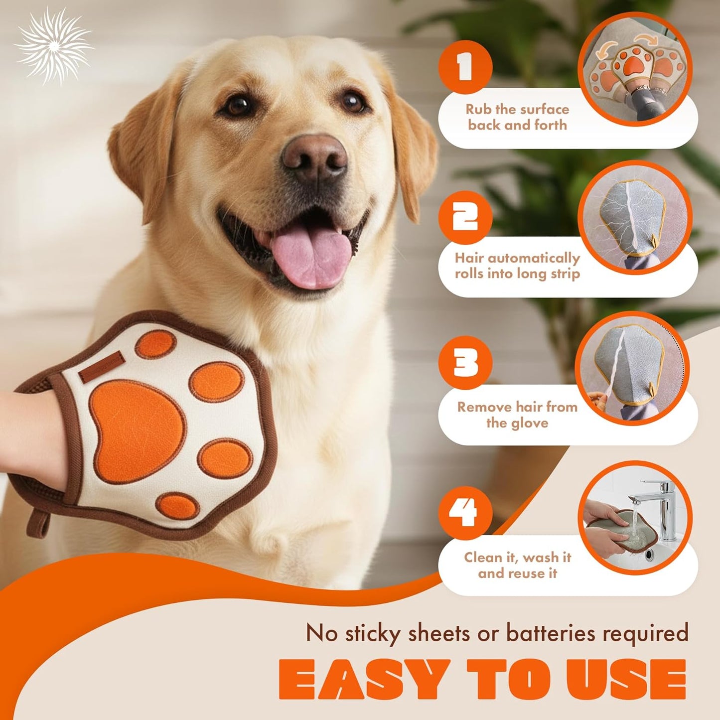 Blueppyness FurAway Glove – Electrostatic Pet Hair Removal