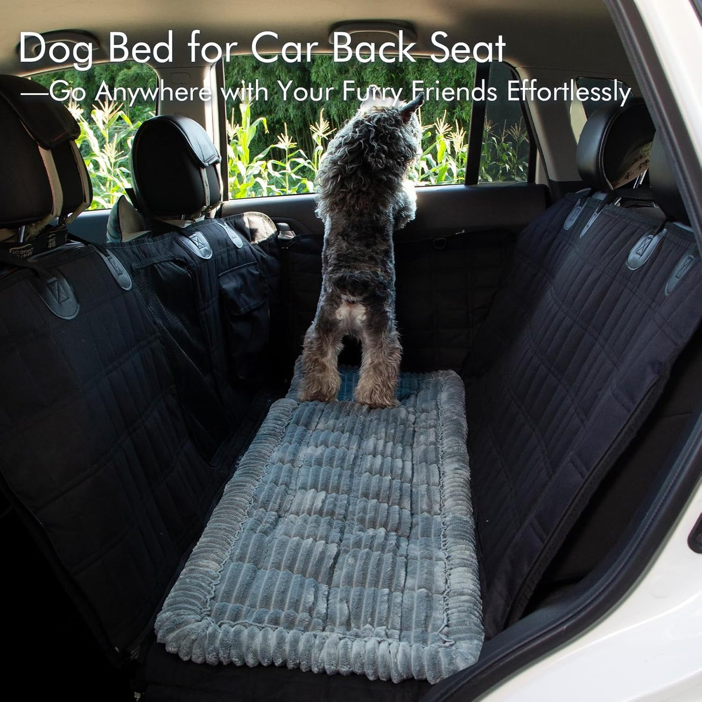 Dog Bed for Car, Pet Travel Backseat Mat for Vehicle SUV