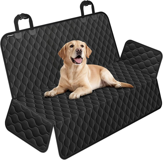 Waterproof Dog Car Seat Cover for Back Seat - & Nonslip