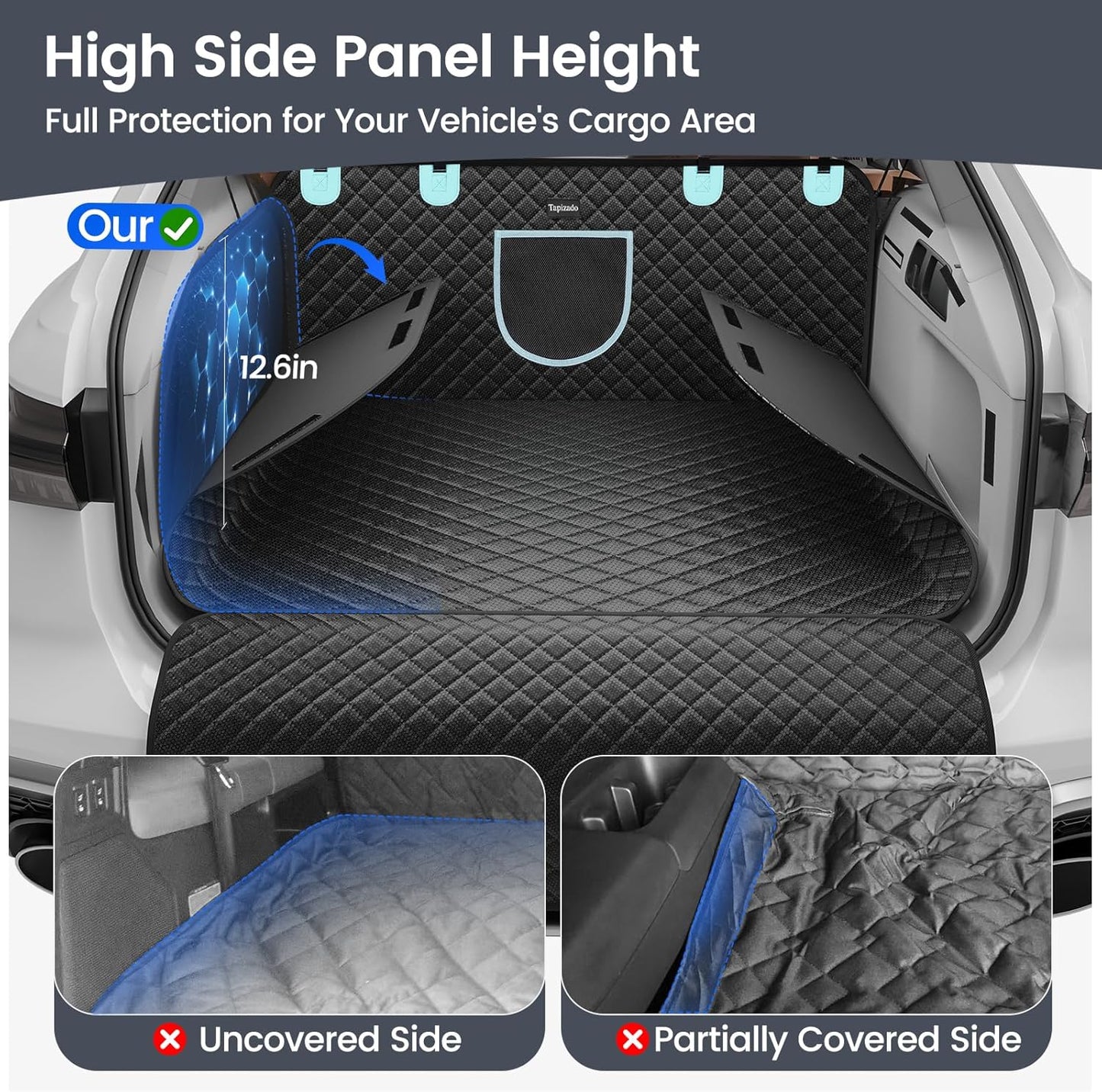 SUV Cargo Liner for Dogs with Taller Side Panels
