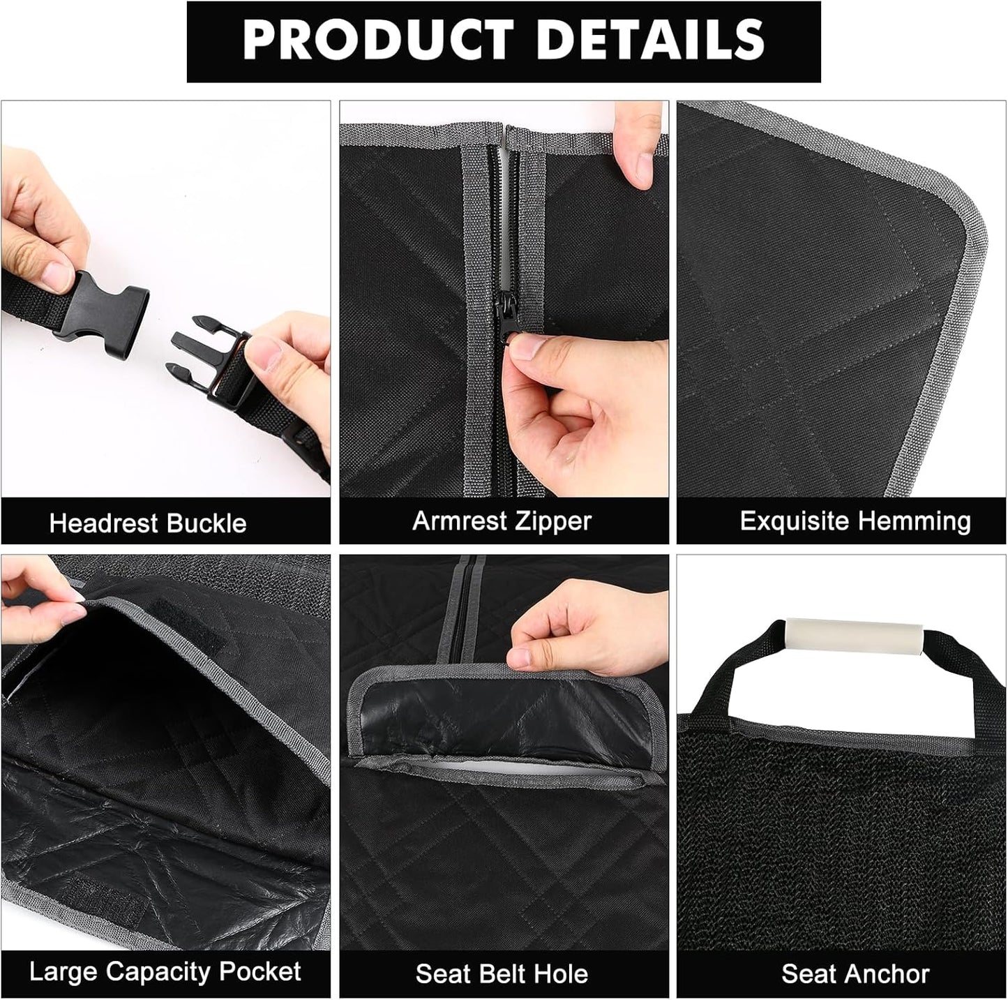 Dog Car Seat Cover Replce for Ford Maverick/Hyundai Santa