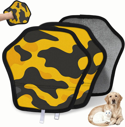 Camouflage Pattern 2Pcs Electrostatic Reusable Pet Hair