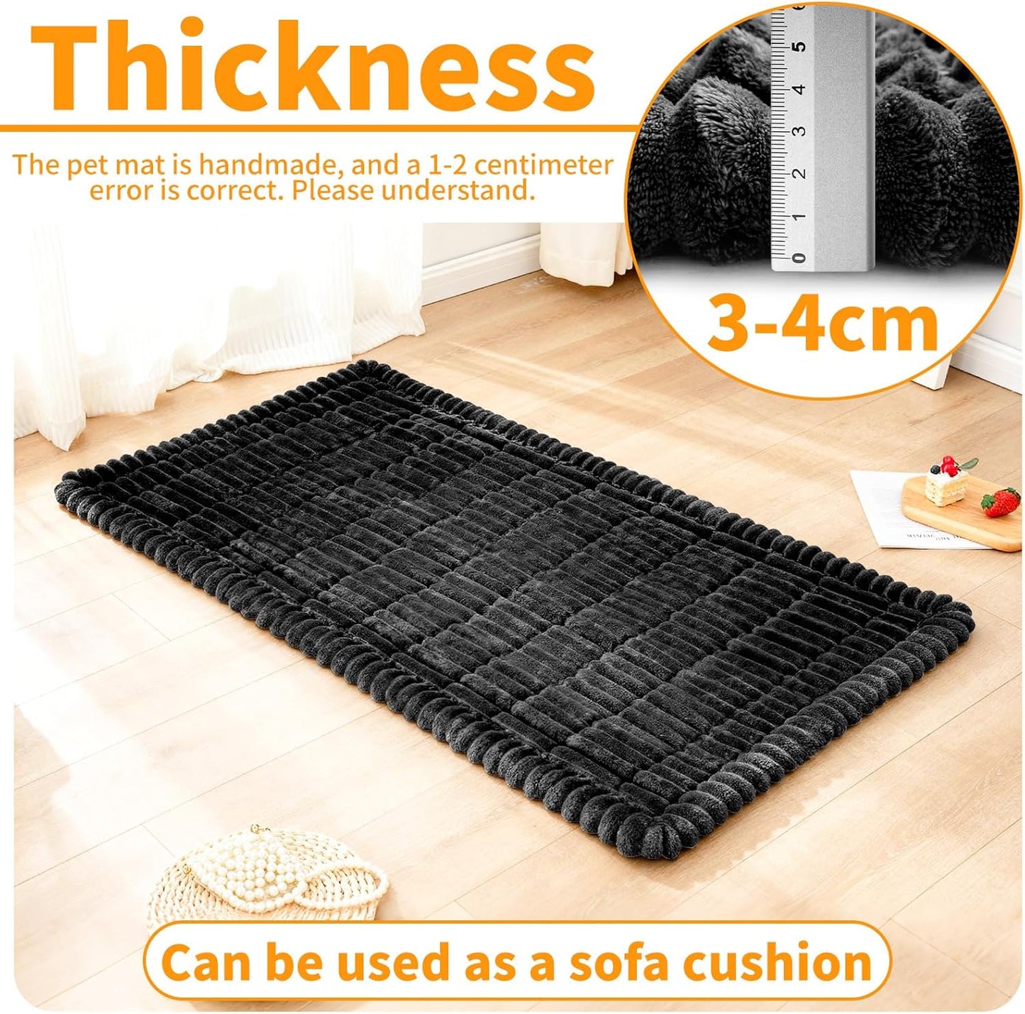 Dog Car Seat Covers for Back Seat, Dog Bed for Car, Car