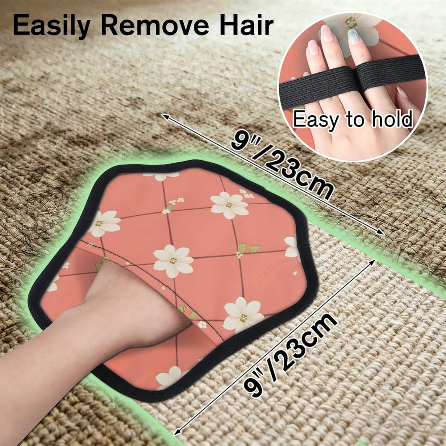Pet Hair Removal Glove for Dogs Cats Reusable Washable Set