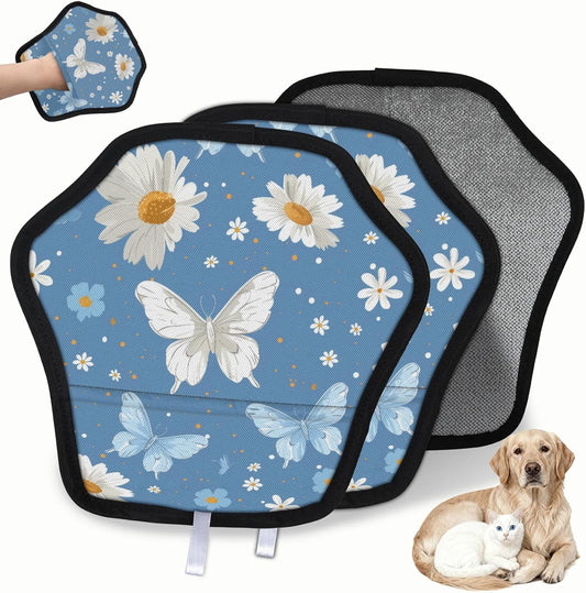 Pet Hair Removal Glove for Dogs Cats Reusable Washable Set