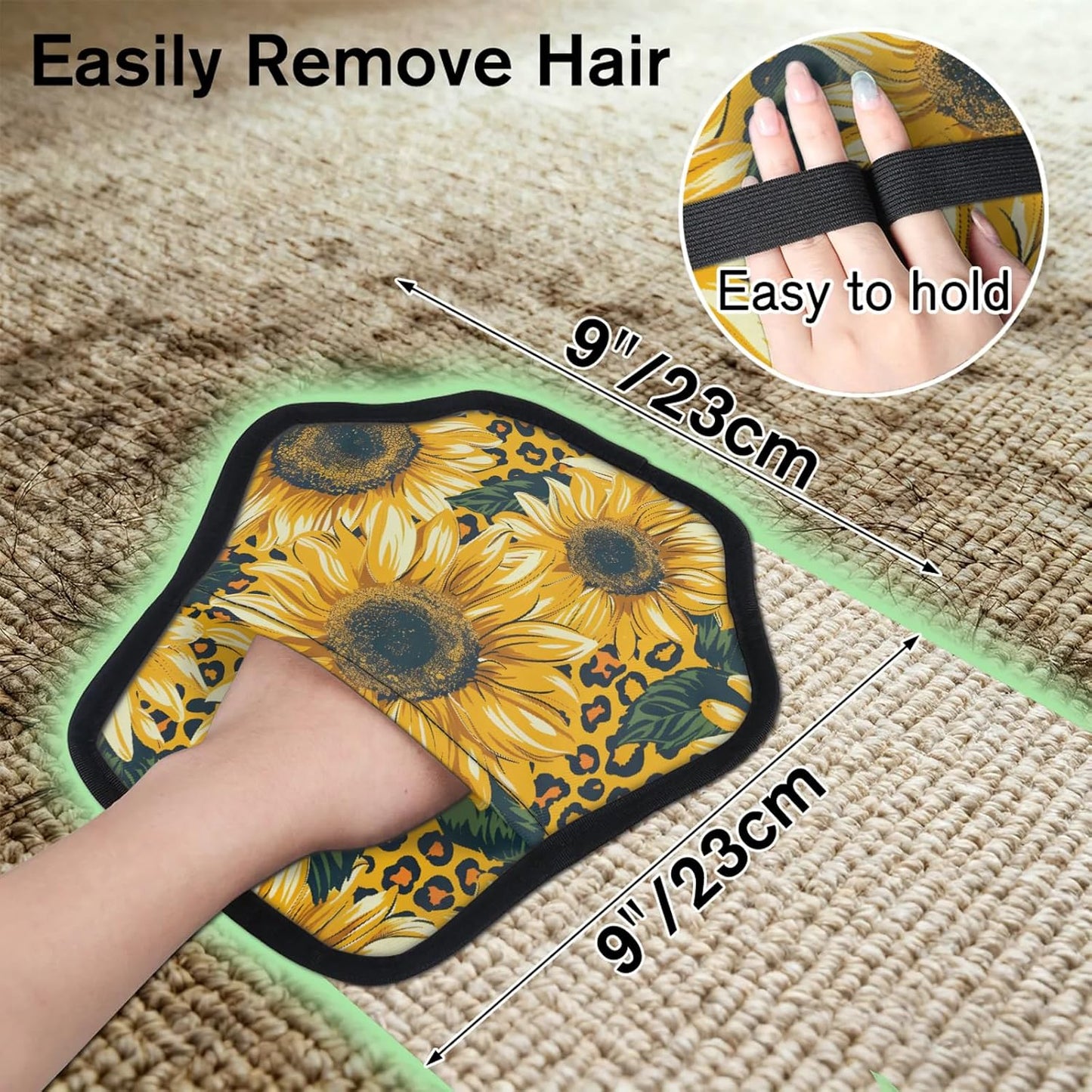 Pet Hair Removal Glove for Dogs Cats Reusable Washable Set