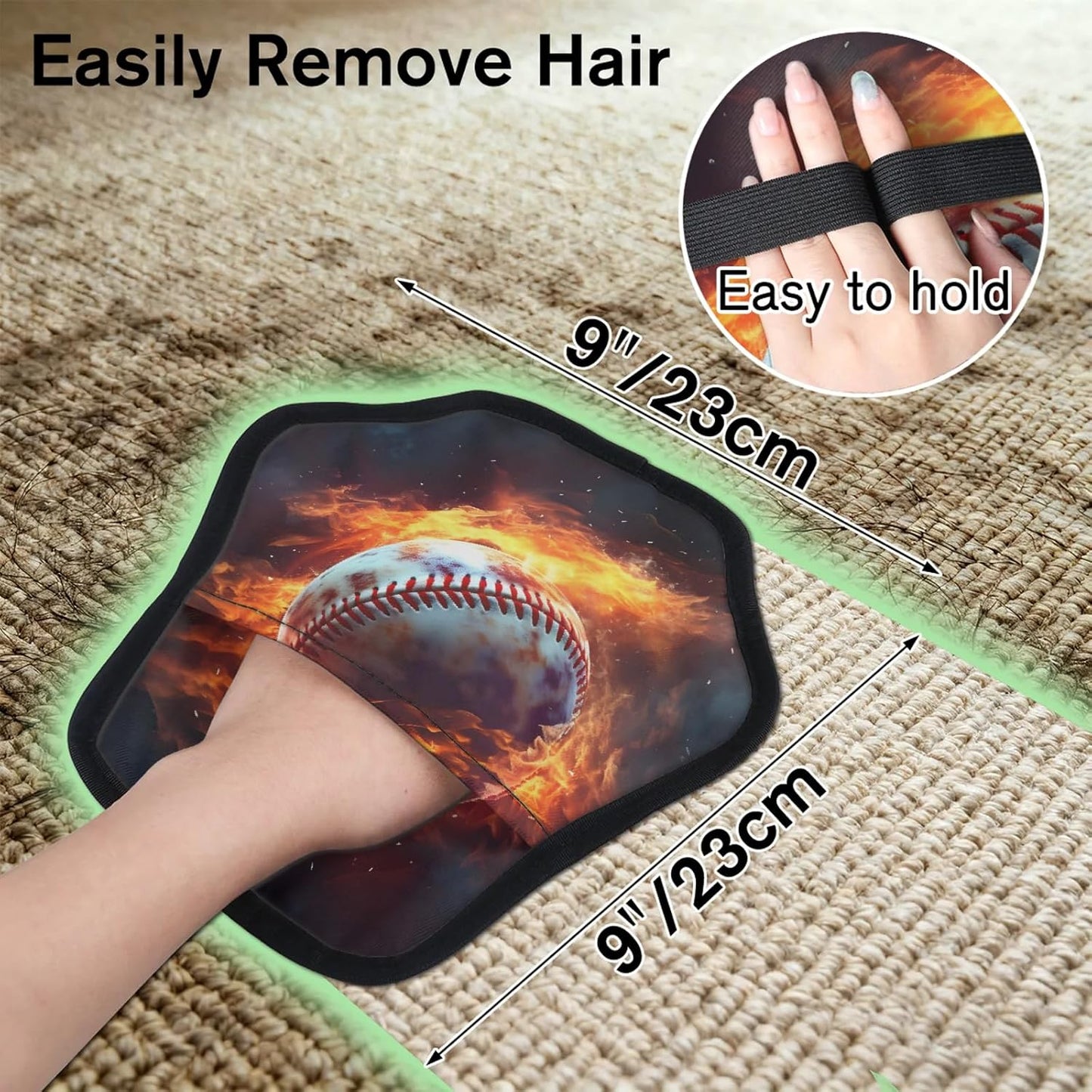 Pet Hair Removal Glove for Dogs Cats Reusable Washable Set