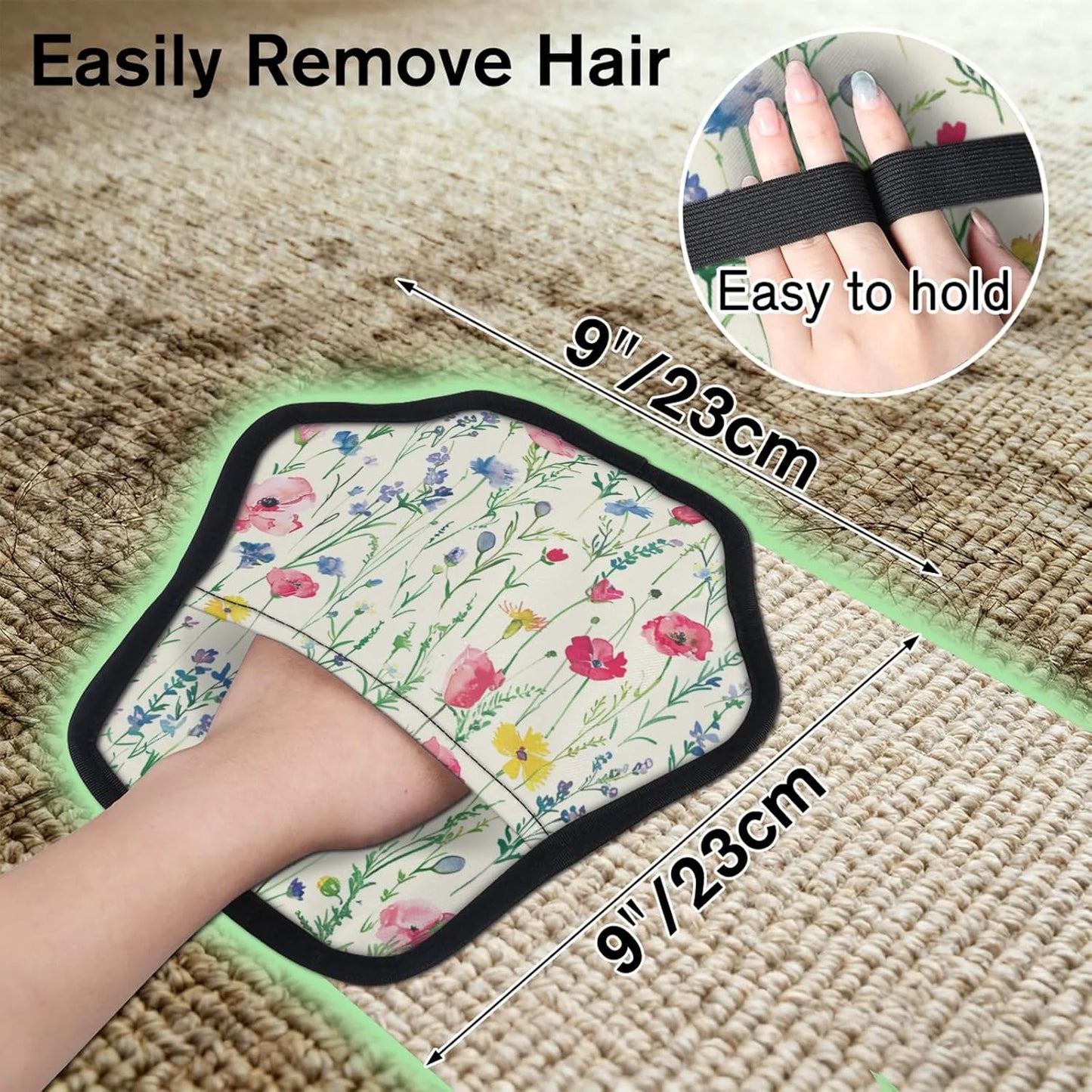 Wildflowers Floral 2Pcs Electrostatic Reusable Pet Hair