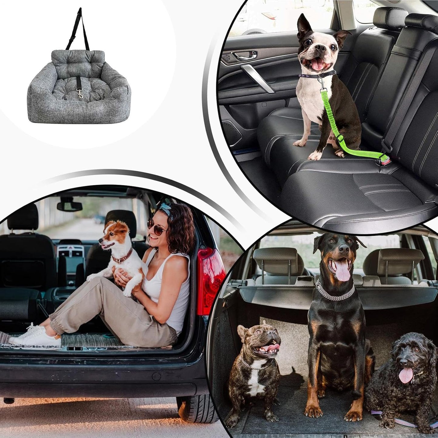Dog Car Seat | Foldable Waterproof Breathable Cushions |