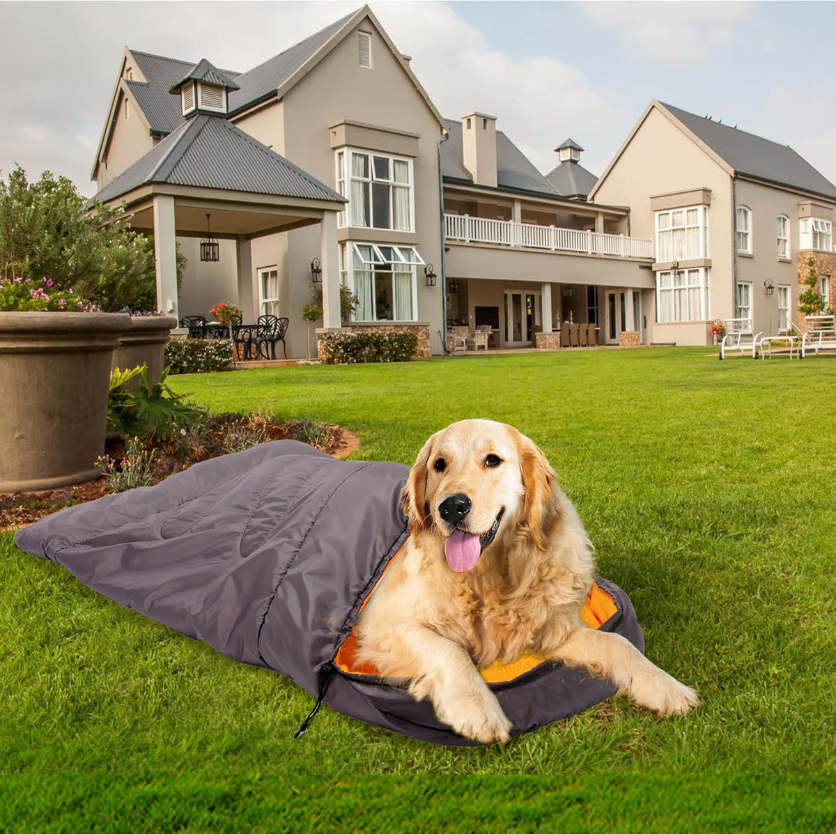 Lifeunion Dog Sleeping Bag with Storage Bag Waterproof Warm
