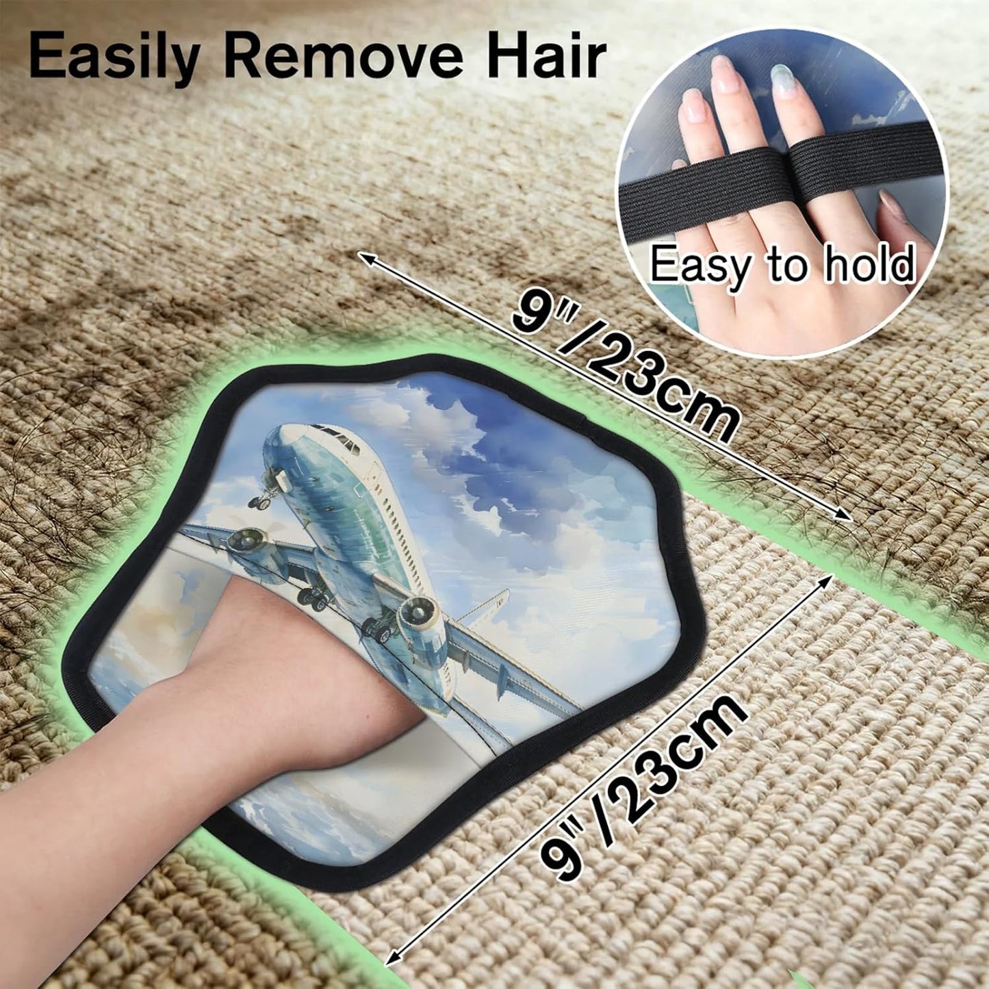 Pet Hair Removal Glove for Dogs Cats Reusable Washable Set