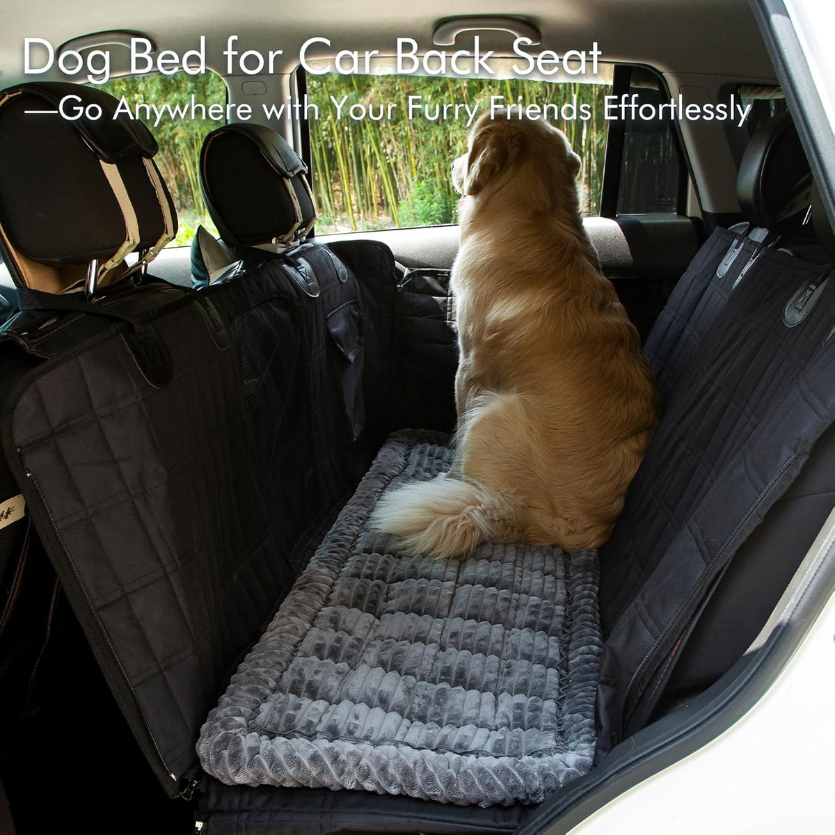 Dog Bed for Car, Pet Travel Backseat Mat for Vehicle SUV