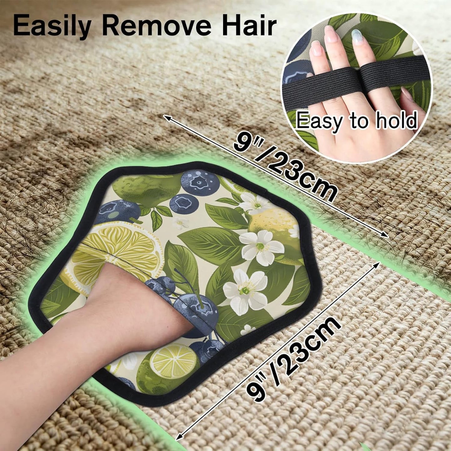 Pet Hair Removal Glove for Dogs Cats Reusable Washable Set