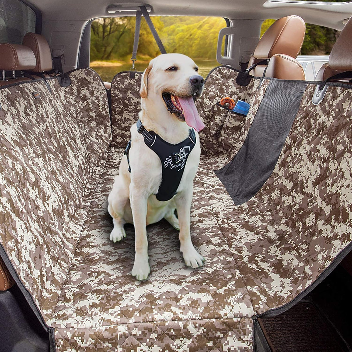 Truck Seat Cover for Dogs Waterproof 900D Soft Back Seat