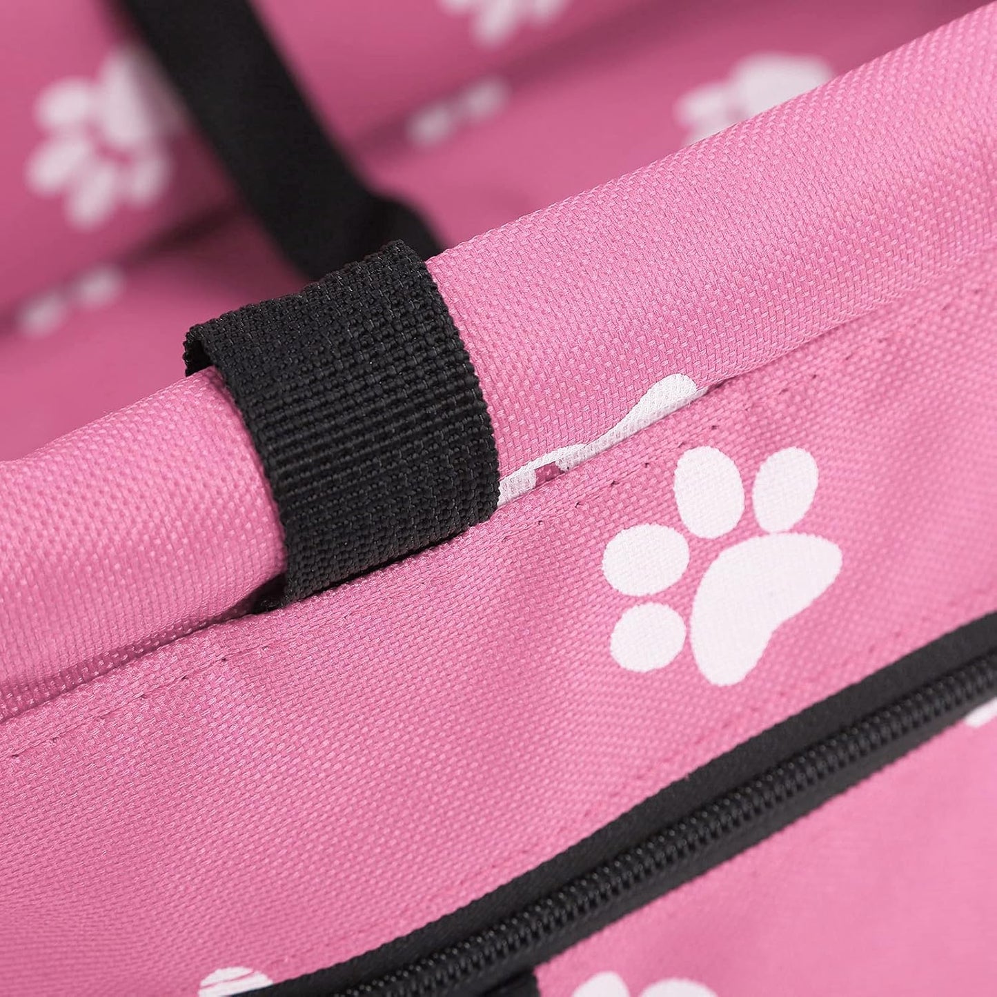 Bear Pattern Pet Carrier Cage, Washable Dog Car Seat