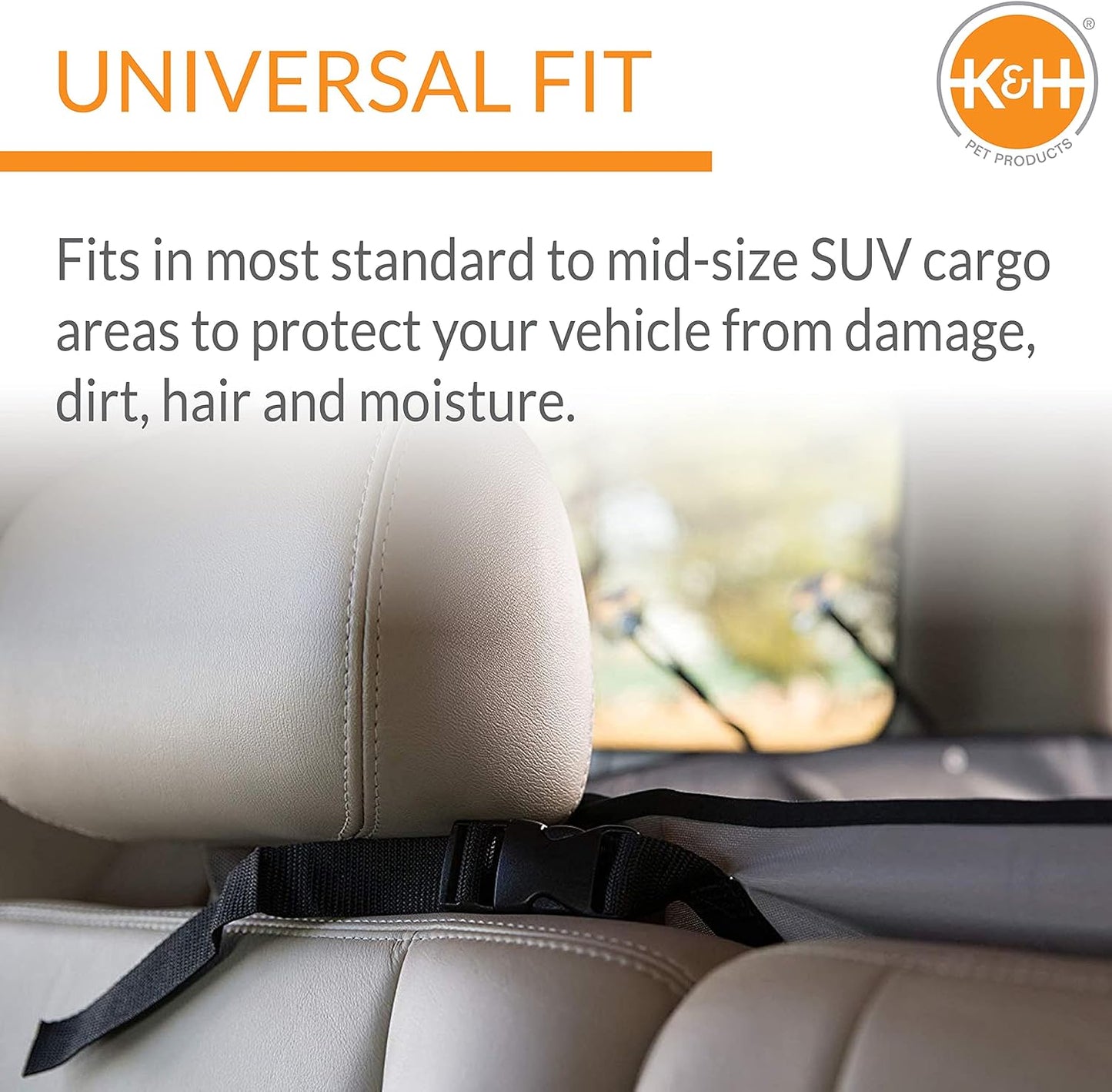 Quilted Cargo Cover Tan Standard/Mid-Size Vehicle 54 Inches